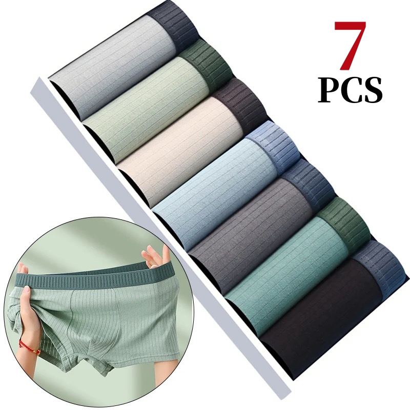 Multi Pack Underwear - 7 pçs/lote roupa interior de algodão