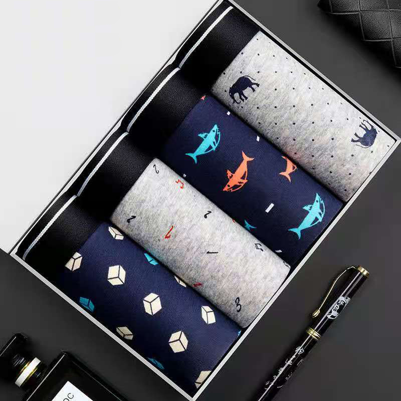 Multi Pack Underwear - 4 pçs/lote boxer shorts homens roupa