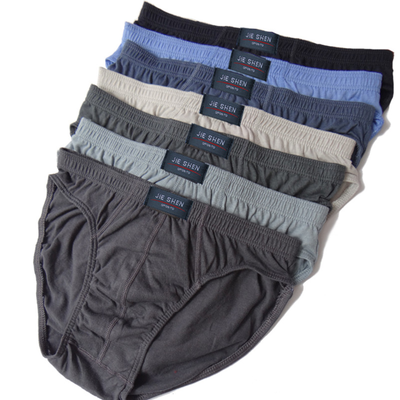 Multi Pack Underwear - 100% algodão briefs homens confortáveis cuecas