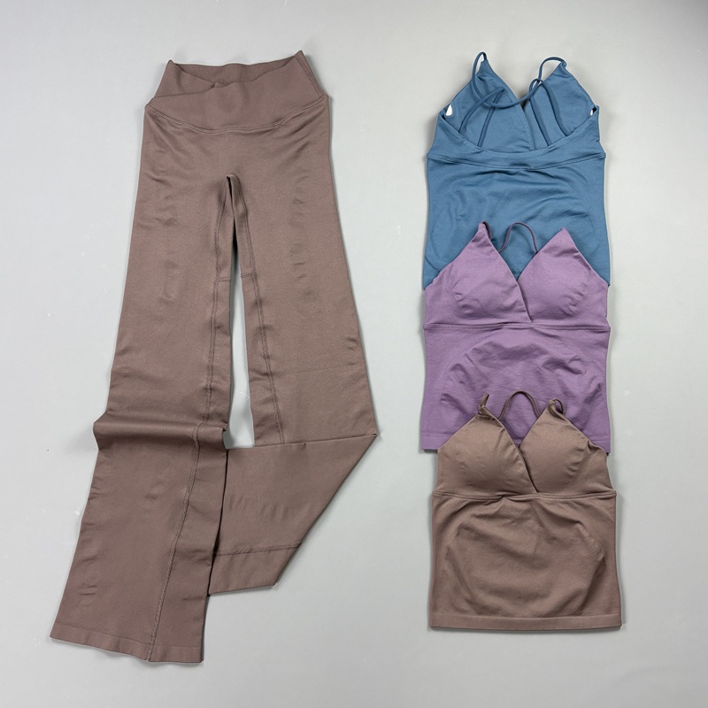 Suspender Tank Top - Conjunto de 2 Peças Feminino Sem