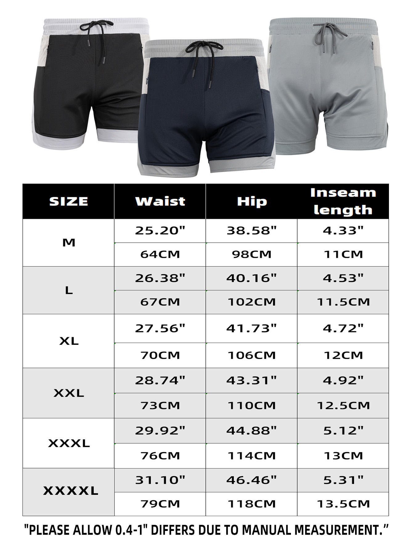 Shorts Esportivos Masculinos d - Trunk Breathable Men avaliação e preço