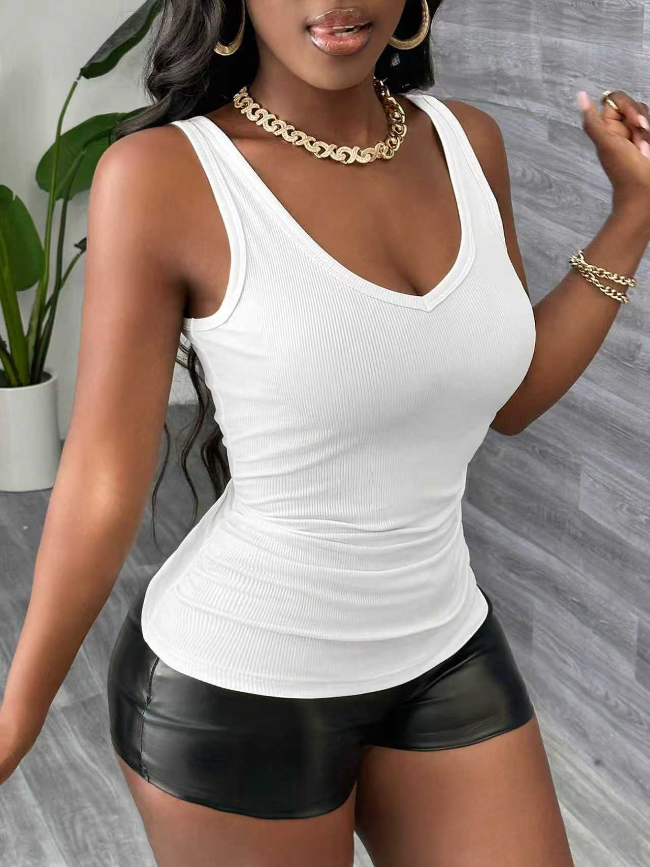 Conjunto de 3 Peças Plus Size  - Tank Top Ribbed avaliação e preço