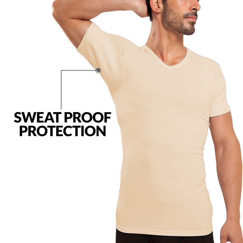 Camiseta masculina anti-transp - Undershirt Crew Neck avaliação e preço
