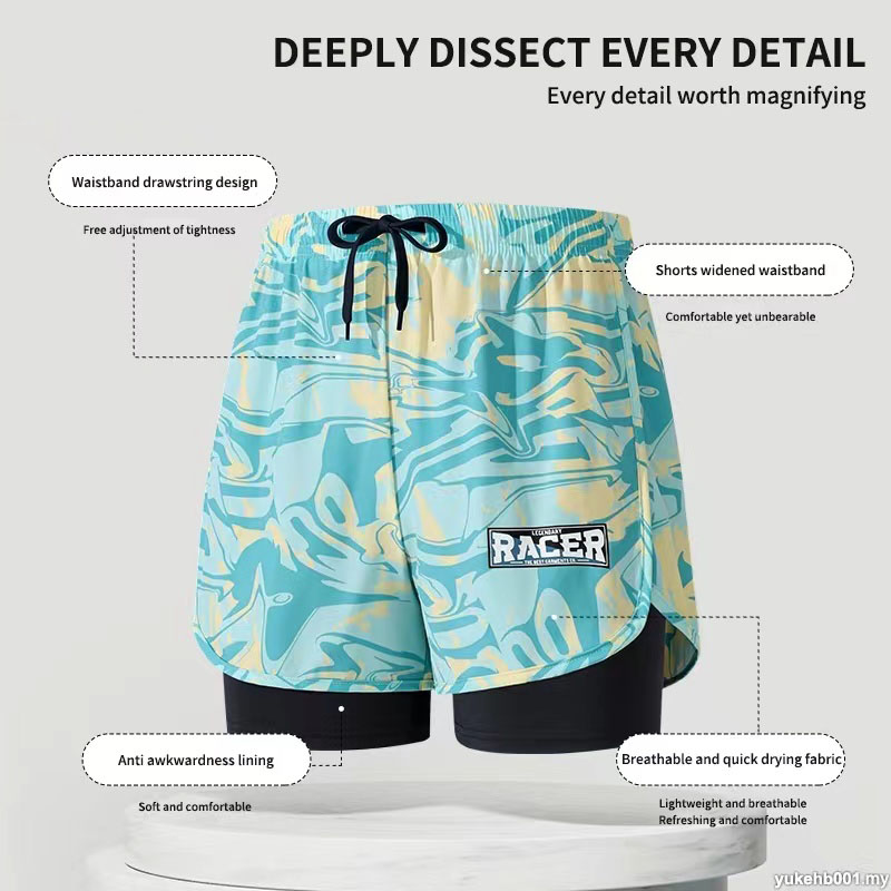 Troncos de natação adulto dupl - Trunk Breathable Men avaliação e preço