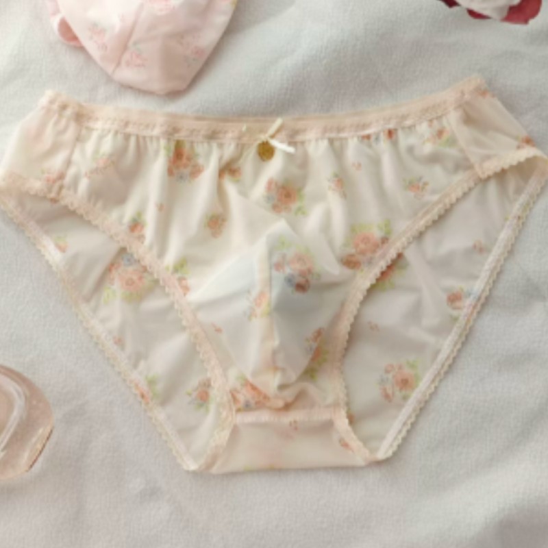 Nova Cueca Tanga Japonesa Flor - Boxer Brief Pack Cotton avaliação e preço