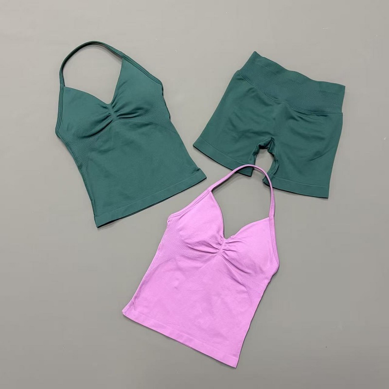 Conjunto de treino feminino, 2 - Suspender Tank Top avaliação e preço