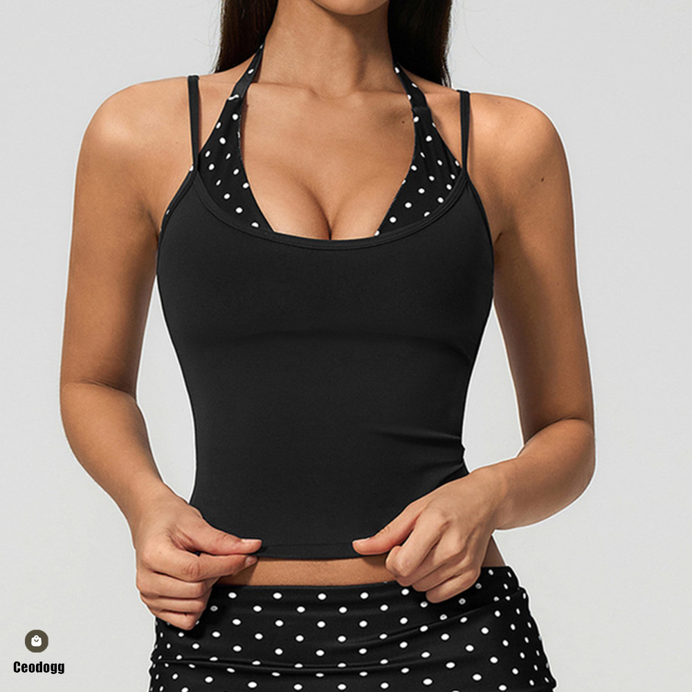 Top de Yoga com Alças para Mul - Suspender Tank Top avaliação e preço
