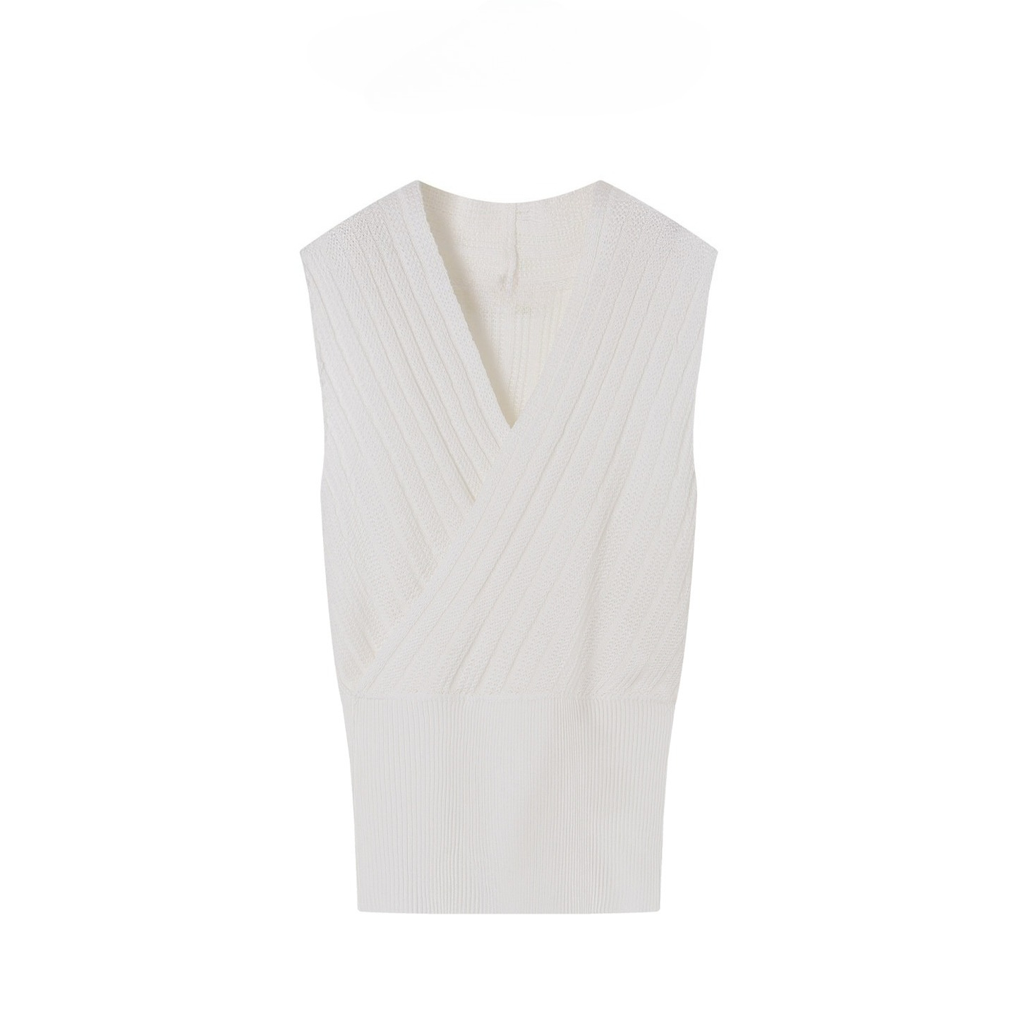 Colete de Tricô Feminino Sem M - Tank Top Ribbed avaliação e preço