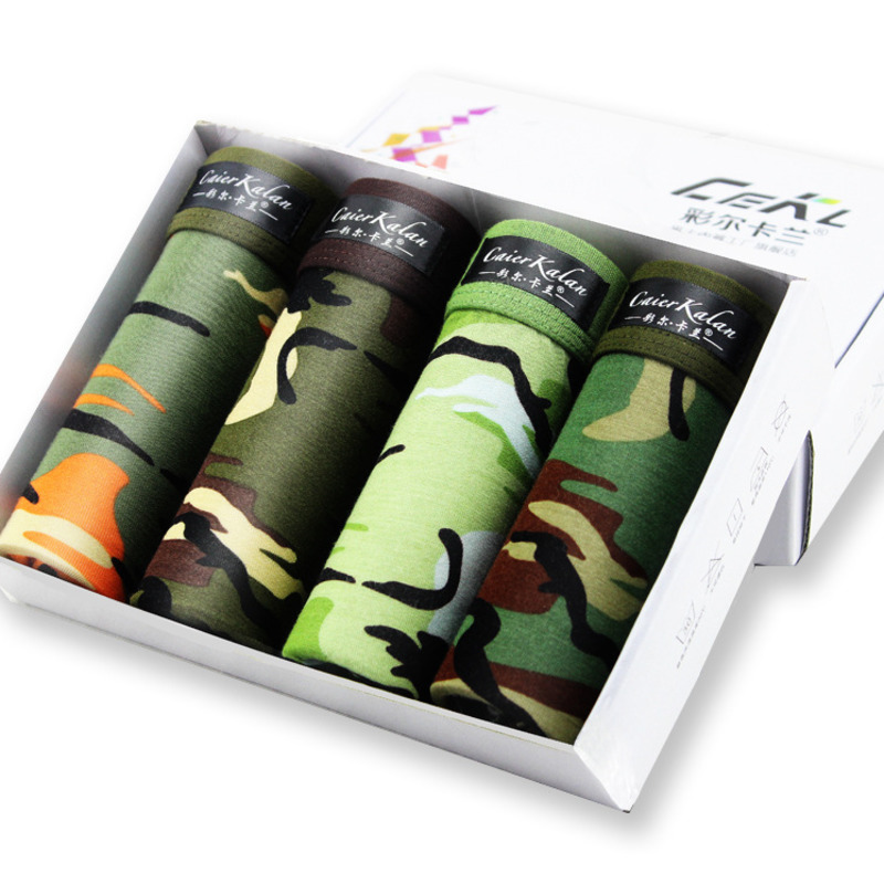 Cueca boxer camuflada masculin - Multi Pack Underwear avaliação e preço